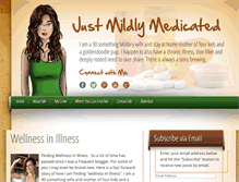 Tablet Screenshot of justmildlymedicated.com